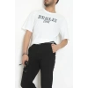 Kompakt Penye Unisex Tişört Ekrufüme - 55064.1872.