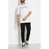 Kompakt Penye Unisex Tişört Ekrupembe - 55064.1872.