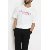 Kompakt Penye Unisex Tişört Ekrupembe - 55064.1872.