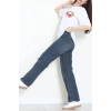 Kompakt Penye Unisex Tişört Kırmızıbeyaz - 55064.1872.