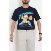 Kompakt Penye Unisex Tişört Lacimavi - 55064.1872.