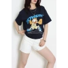 Kompakt Penye Unisex Tişört Lacimavi - 55064.1872.