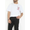 Kompakt Penye Unisex Tişört Pembebeyaz - 55064.1872.