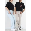 Kompakt Penye Unisex Tişört Siyahmor - 55064.1872.