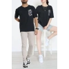 Kompakt Penye Unisex Tişört Siyahsarı1 - 55064.1872.
