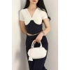 Korsaj Detaylı Bluz Lacibeyaz - 41380.1595.