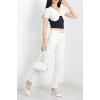 Korsaj Detaylı Bluz  Lacibeyaz - 41383.1595.