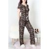 Kurdeleli Bürümcük Pijama Takımı Kahveleo - 52339.2159.