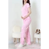 Kurdeleli Bürümcük Pijama Takımı Pembekalp - 52339.2159.