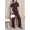 Kuş Gözü Modal Takım Acıkahve - 55156.701.