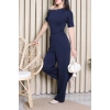 Kuş Gözü Modal Takım Lacivert - 55156.701.