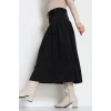Kuşaklı Etek Siyah - 6999.2126.