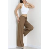 Lastikli Bürümcük Pantolon Camel - 55119.599.