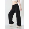 Lastikli Bürümcük Pantolon Siyah - 55119.599.