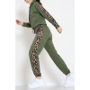 Leopar Garnili Eşofman Takım Haki - 20112.1857.
