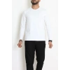 Likralı Kompak Penye Erkek Body Beyaz - 70961.2032.