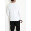 Likralı Kompak Penye Erkek Body Beyaz - 70961.2032.
