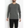 Likralı Kompak Penye Erkek Body Haki - 70961.2032.