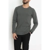 Likralı Kompak Penye Erkek Body Haki - 70961.2032.