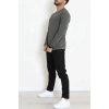 Likralı Kompak Penye Erkek Body Haki - 70961.2032.
