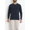 Likralı Kompak Penye Erkek Body Lacivert - 70961.2032.