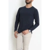 Likralı Kompak Penye Erkek Body Lacivert - 70961.2032.