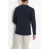 Likralı Kompak Penye Erkek Body Lacivert - 70961.2032.