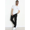 Lüx Penye Baskılı Erkek Tişört Beyaz - 71264.1878.