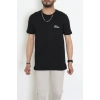 Lüx Penye Baskılı Erkek Tişört Siyah - 71266.1878.