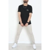Lüx Penye Baskılı Erkek Tişört Siyah - 71266.1878.