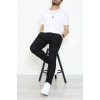 Lüx Penye Regular Baskılı Erkek Tişört Beyaz - 71257.1878.