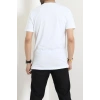 Lüx Penye Regular Baskılı Erkek Tişört Beyaz - 71259.1878.