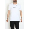 Lüx Penye Regular Baskılı Erkek Tişört Beyaz - 71260.1878.
