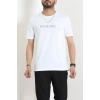 Lüx Penye Regular Baskılı Erkek Tişört Beyaz - 71261.1878.