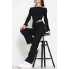 Madonna Yaka Asimetrik Kesim Takım Siyah - 55029.1567.