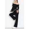 Madonna Yaka İnterlok Takım Siyah - 42829.1567.
