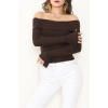 Madonna Yaka İspanyol Kol Bluz Kahve - 1046.2119.