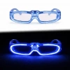 Mavi Led Işıklı Parti Gözlüğü 3 Modlu – Glow  Gece Eğlence Gözlüğü
