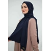 Medine İpeği Şal MC1115 Lacivert