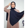 Medine İpeği Şal MC1115 Lacivert