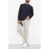 Mevsimlik Bisiklet Yaka Erkek Sweat Lacivert - 71592.1871.