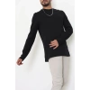 Mevsimlik Bisiklet Yaka Erkek Sweat Siyah - 71592.1871.