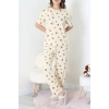 Milan Alt Üst Aynı Pijama Takımı Kremayı - 792.1287.