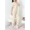 Milan Alt Üst Aynı Pijama Takımı Kremayı - 792.1287.