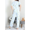 Milan Alt Üst Aynı Pijama Takımı Mavi - 792.1287.