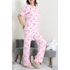 Milan Alt Üst Aynı Pijama Takımı Pembefiyonk - 792.1287.