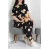 Milan Alt Üst Aynı Pijama Takımı Siyahayı - 792.1287.