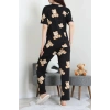 Milan Alt Üst Aynı Pijama Takımı Siyahayı - 792.1287.
