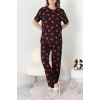 Milan Alt Üst Aynı Pijama Takımı Siyahkalp - 792.1287.