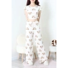 Milan Büzgülü Pijama Takımı Krem - 32254.1857.